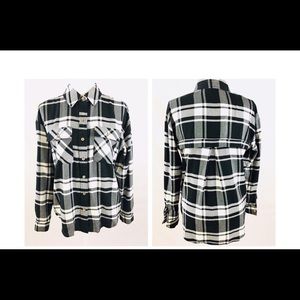 Michael Kors Women’s Long Sleeve Plaid Top Size XS